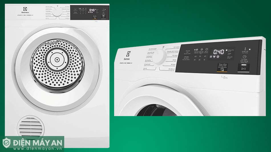 Máy Sấy Thông Hơi Electrolux UltimateCare 9 Kg EDV904H3WC 